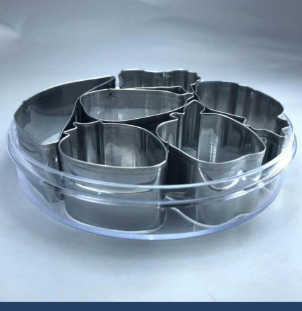 Вырубки Набор 6 шт Фрукты мини 20-50 мм, h 20 мм, нержавеющая сталь, Tulip