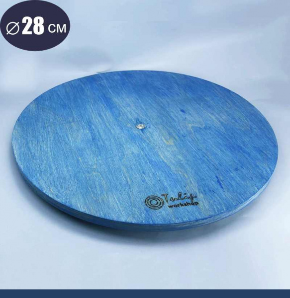 Поворотный столик для торта ∅ 28 см деревянный Tulip