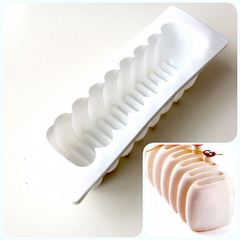 Силиконовая форма 3D для муссовых десертов | Крем