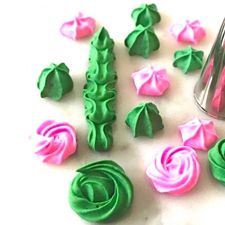 Кондитерская насадка закрытая звезда №28 Tulip™ малый размер (diam.7,6 mm; 8 лучей)