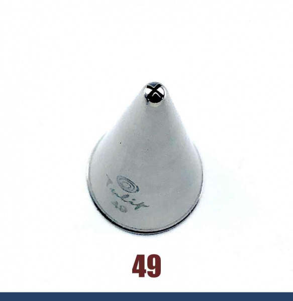 Кондитерская насадка закрытая звезда 49 Tulip™ малый размер (Ø 3.2 мм, 4 луча) Кондитерская насадка закрытая звезда 49 Tulip™ малый размер (Ø 3.2 мм, 4 луча)