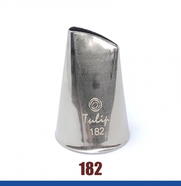 Кондитерская насадка 182 Tulip, Корея, прямой лепесток с округлой прорезью 16 мм Кондитерская насадка 182 Tulip, Корея, прямой лепесток с округлой прорезью 16 мм