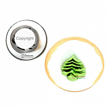 Насадка Рождественская Ель №217 | XL размер (Russian Nozzle #217 Christmas tree | XL size | By Tulip Workshop) Насадка Рождественская Ель №217 | XL размер (Russian Nozzle #217 Christmas tree | XL size | By Tulip Workshop)