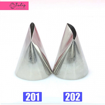 Кондитерские насадки для зефира лепесток большой 201 и 202 Набор 2 шт Эконом Кондитерские насадки для зефира лепесток большой 201 и 202 Набор 2 шт Эконом