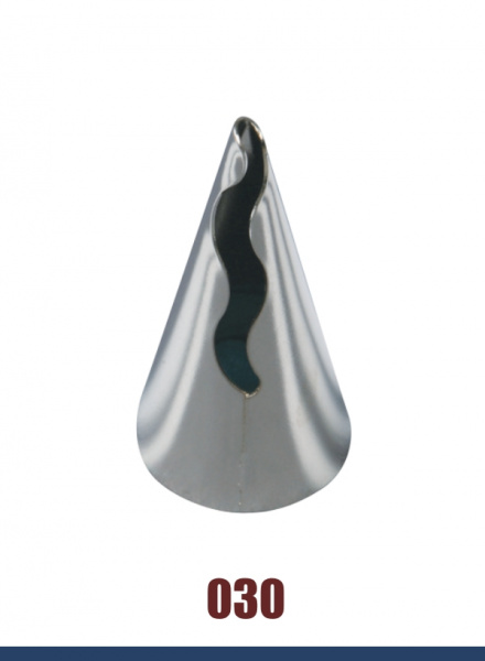 Кондитерская насадка 030 Tulip рюшевая (Ruffle) Кондитерская насадка 030 Tulip рюшевая (Ruffle)