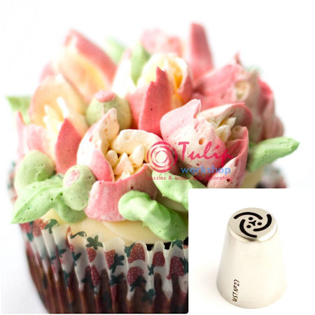 Набор 5 кондитерских насадок - Цветы №№ 24,25,26,27,28 | L размер