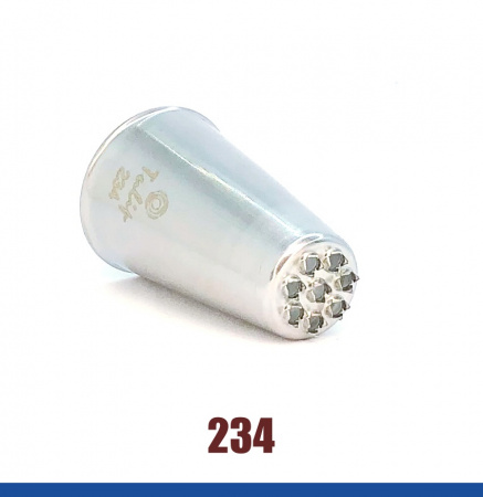 Кондитерская насадка 234 Tulip™ Травка с фасонными дырочками Кондитерская насадка 234 Tulip™ Травка с фасонными дырочками