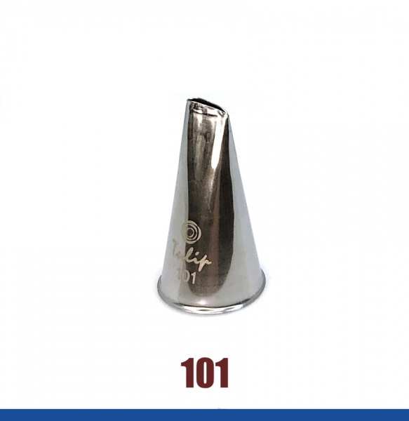 Кондитерская насадка 101 Tulip прорезь 7 мм, лепесток прямой малый Кондитерская насадка 101 Tulip прорезь 7 мм, лепесток прямой малый