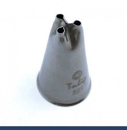 Кондитерская насадка 221 Tulip™ Травка (3 дырочки) Кондитерская насадка 221 Tulip™ Травка (3 дырочки)