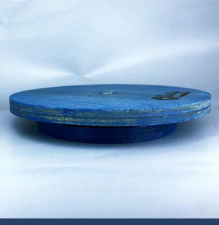 Поворотный столик для торта мини ∅ 14 см деревянный Tulip