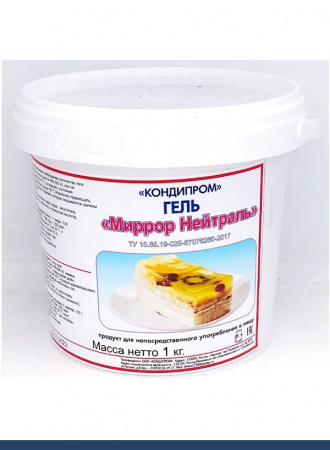 Кондитерский гель Нейтральный 1 кг горячего нанесения