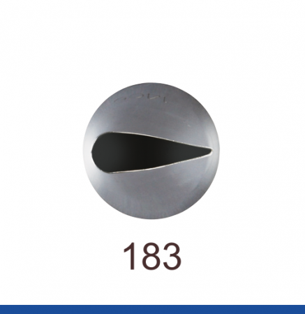 Кондитерская насадка 183 Tulip, Корея, прямой лепесток с округлой прорезью 21 мм