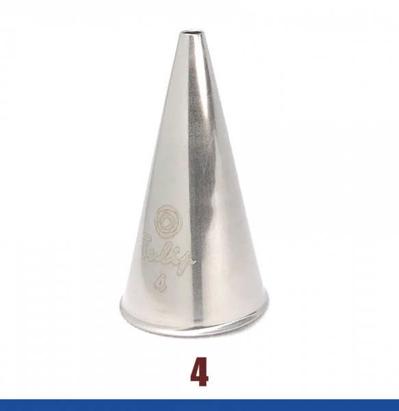 Кондитерская насадка трубочка №4 Tulip™ | Ø 2.4 мм Кондитерская насадка трубочка №4 Tulip™ | Ø 2.4 мм