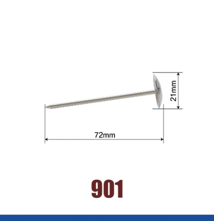 Кондитерский гвоздик 901 Tulip™ выпуклый мини Ø 22 мм