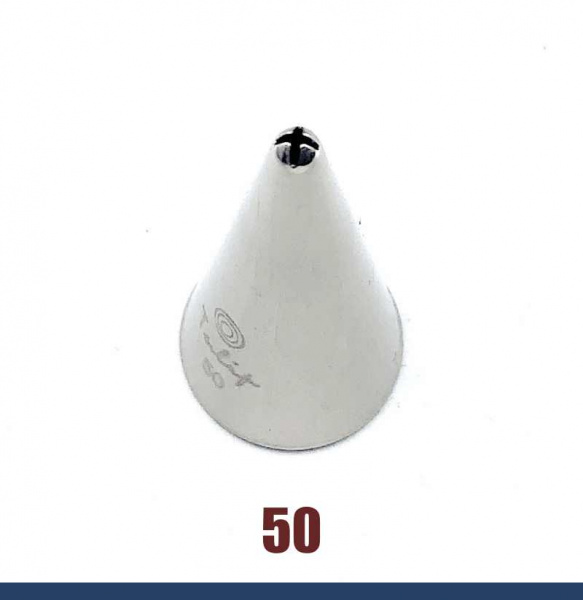 Кондитерская насадка закрытая звезда 50 Tulip™ малый размер (Ø 3.6 мм, 4 луча) Кондитерская насадка закрытая звезда 50 Tulip™ малый размер (Ø 3.6 мм, 4 луча)