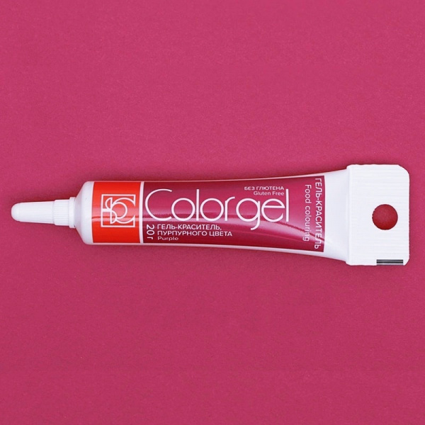 Краситель пищевой гелевый Colorgel: Porpora (Пурпурный) | 20-100 гр