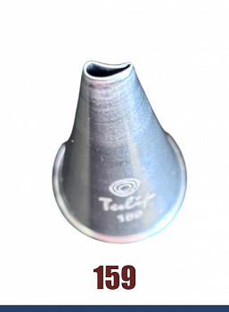 Кондитерская насадка 159 Tulip, Корея, прорезь 4.8 мм лепесток изогнутый левый, мини Кондитерская насадка 159 Tulip, Корея, прорезь 4.8 мм лепесток изогнутый левый, мини