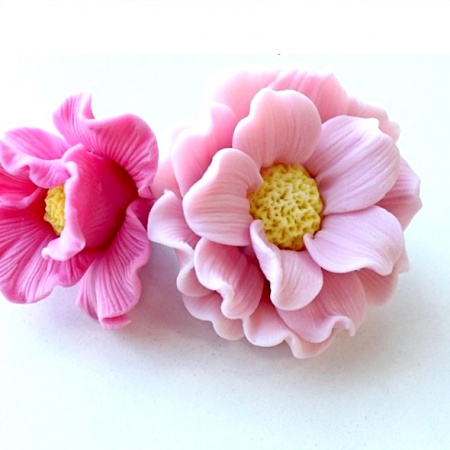 Молд силиконовый (вайнер) Бутон Фиалки (диам.35 мм)