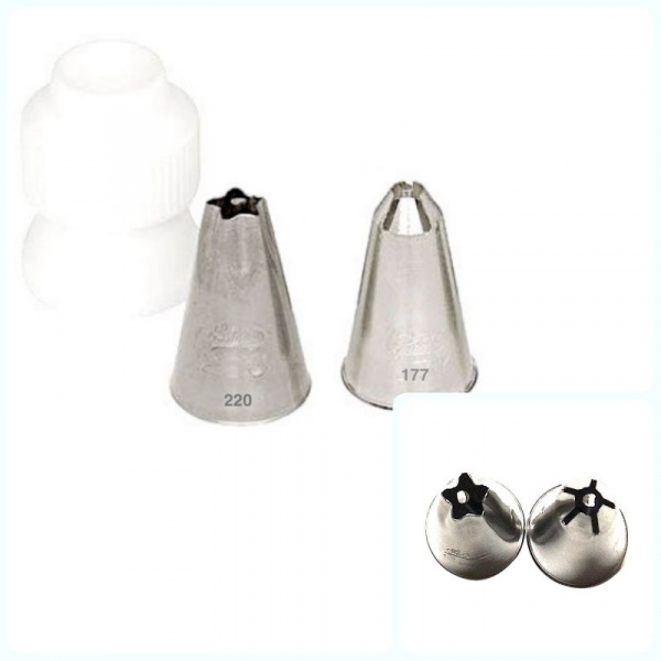 Кондитерская насадка звезда закрытый центр (сирень) №177, 220 Ateco | cтандарт. размер Кондитерская насадка звезда закрытый центр (сирень) №177, 220 Ateco | cтандарт. размер