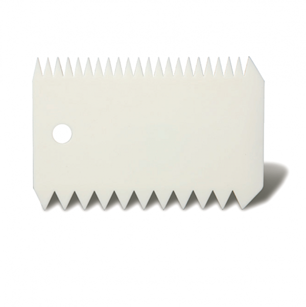 Кондитерский скребок фигурный Зубчики (2 в 1) Корея