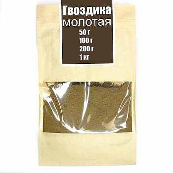 Гвоздика (пряность) молотая 50, 100, 200 гр; 1 кг | первый сорт Гвоздика (пряность) молотая 50, 100, 200 гр; 1 кг | первый сорт