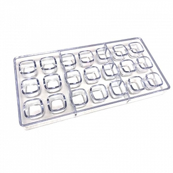 Поликарбонатная форма для шоколада 275*135*24 мм | Купол прям (эконом)