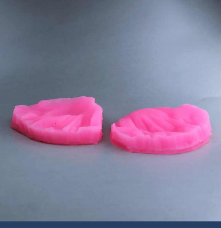 Молд силиконовый (вайнер) лепесток Пиона малый (1), комплект 2 шт (55•45 мм) 1006