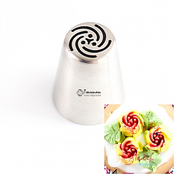 Насадка Бутон Малазийской Розы №16 пять лепестков | L размер (Russian Flower Bud Nozzle #16 Blooming Marvellous | L size | by Tulip Workshop) Насадка Бутон Малазийской Розы №16 пять лепестков | L размер (Russian Flower Bud Nozzle #16 Blooming Marvellous | L size | by Tulip Workshop)