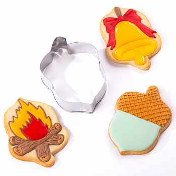 Вырубка стальная Жёлудь размер 10•7•3 см